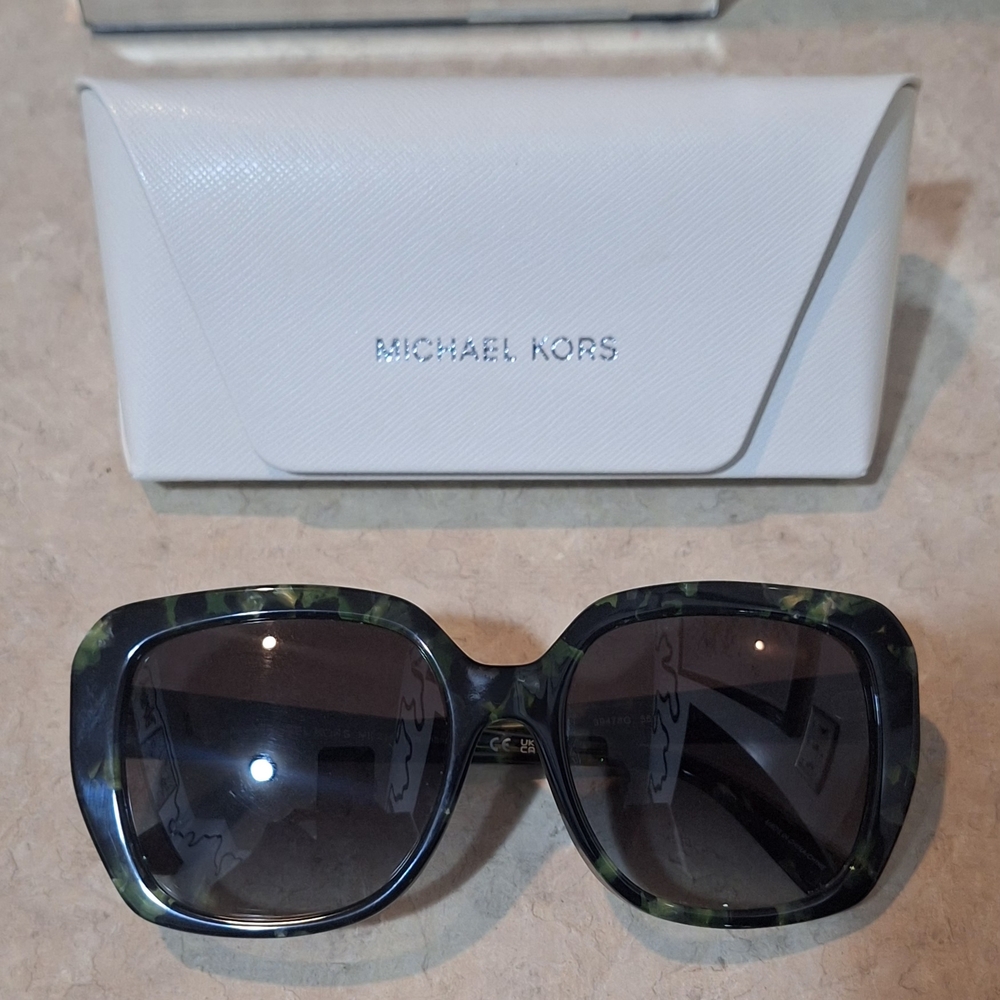 Michael Kors Green Oversized Sunglasses